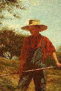Winslow Homer Haymaking France oil painting artist